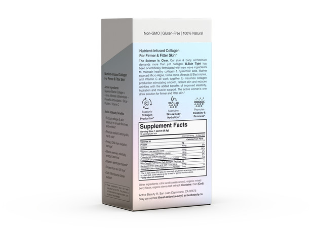 Supplement box with 'Supplement Facts' label on a white background