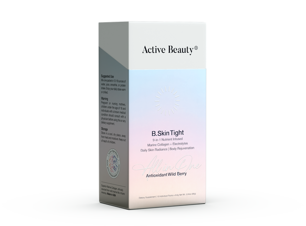 Skin Tightening Collagen Booster – B.Skin Tight 10 Pack Organic Wild Berry
