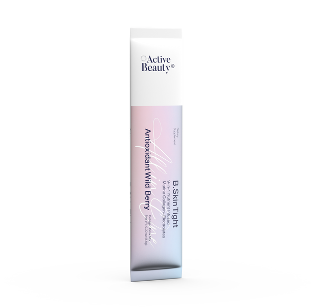 Skin Tightening Collagen Booster – B.Skin Tight 20 Pack Organic Wild Berry, single package 